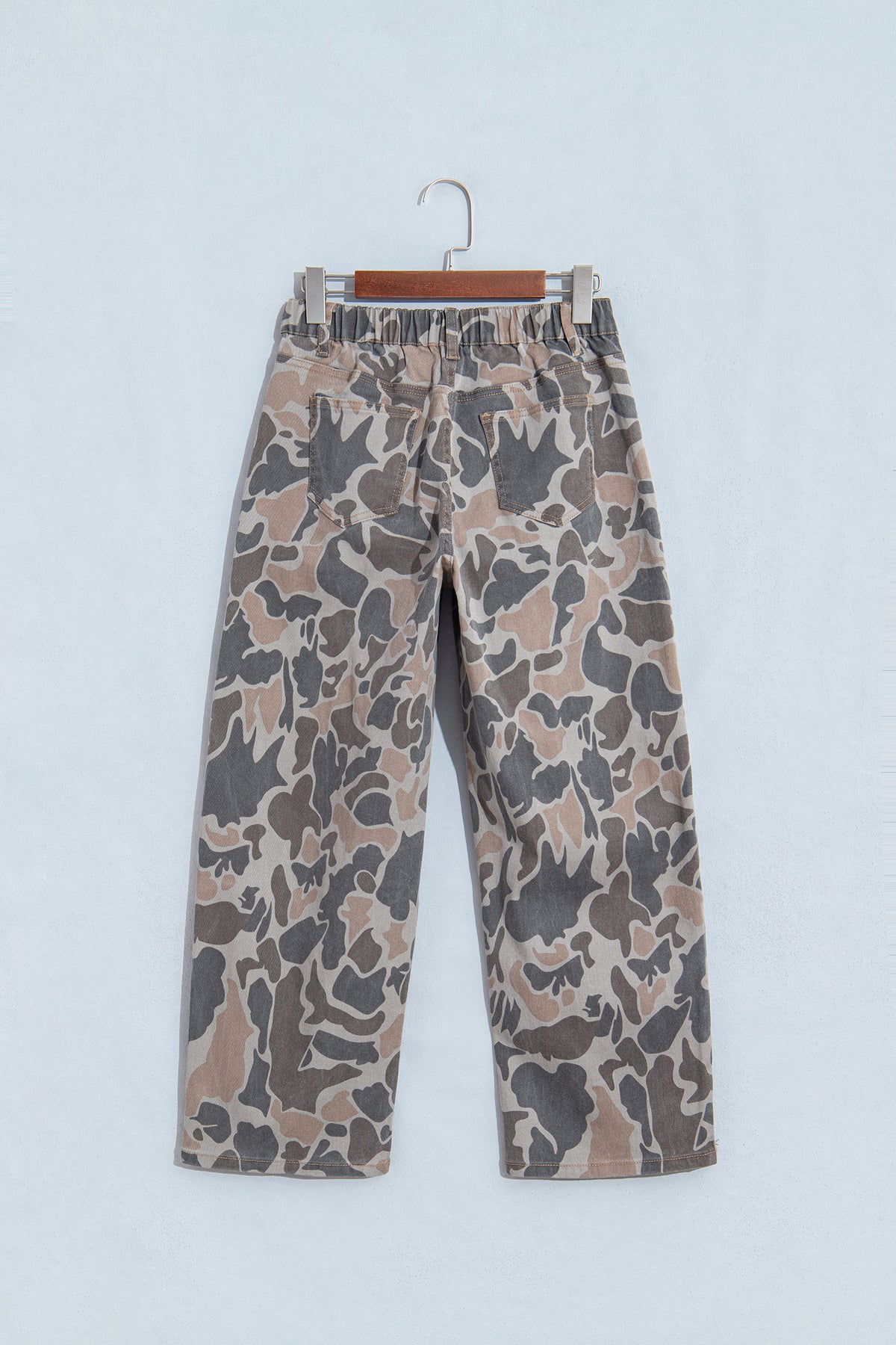 Remi Camo Wide-Leg Pants