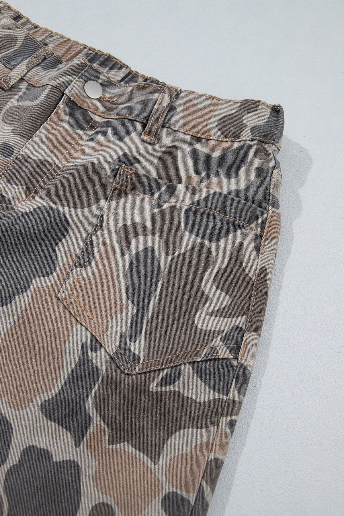 Remi Camo Wide-Leg Pants