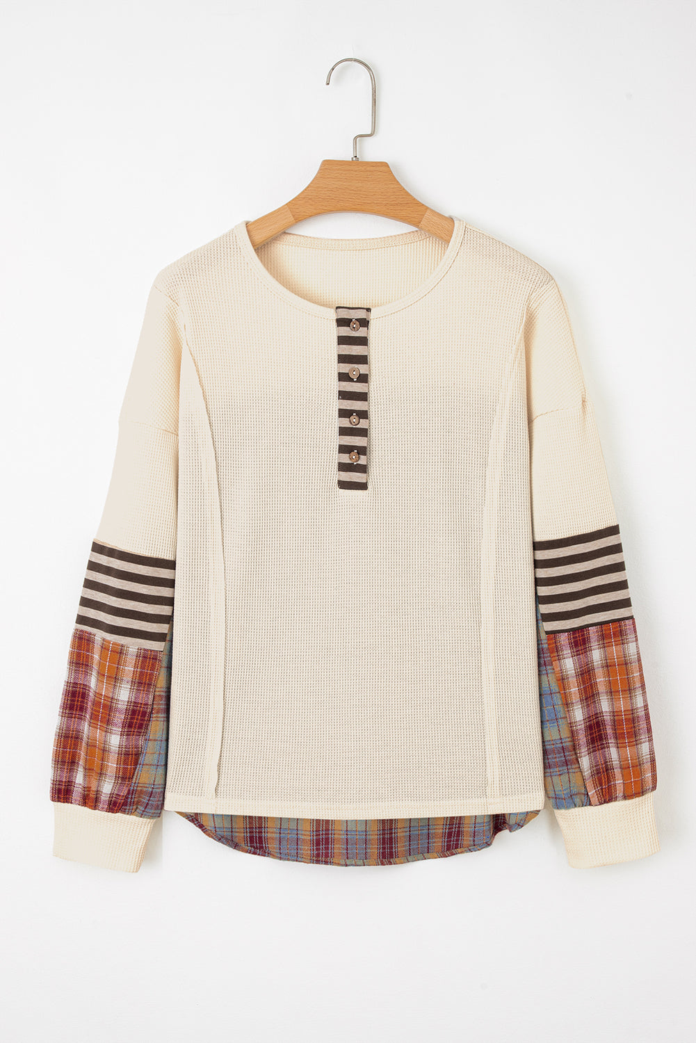 Harvest Henley Knit Top
