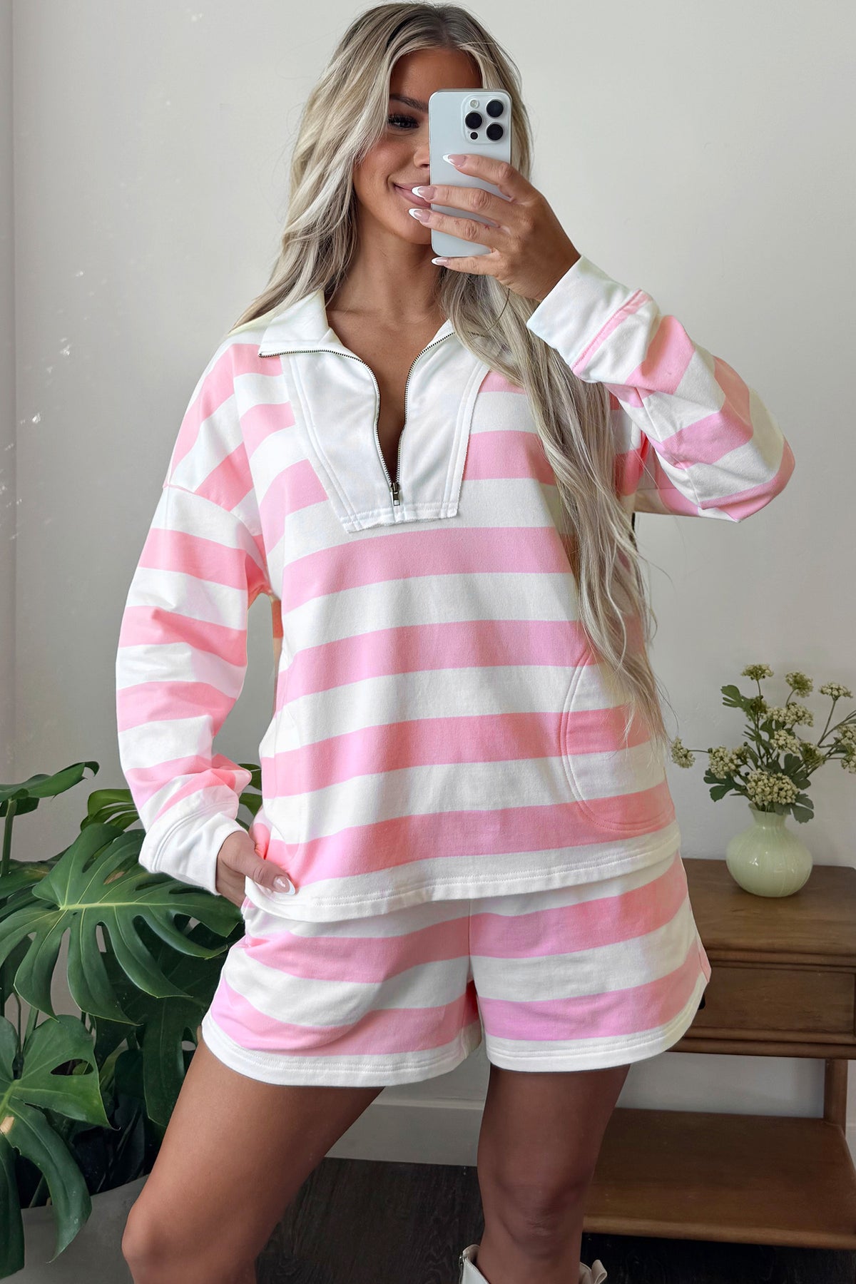 Millie Striped Two-Piece Set