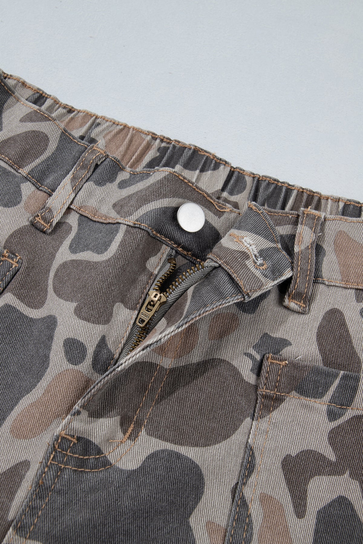 Remi Camo Wide-Leg Pants