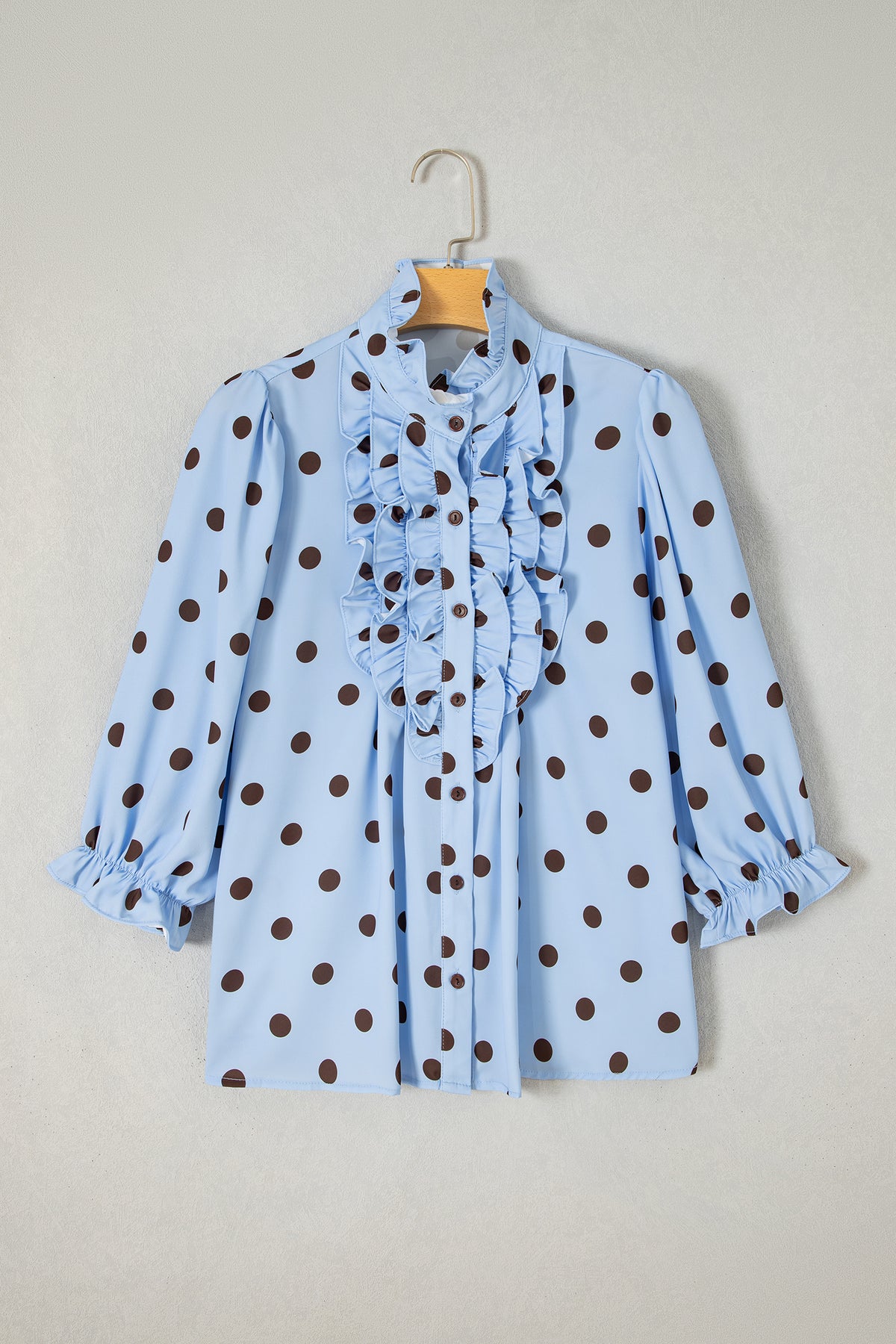 The Dot & Ruffle Button-Up