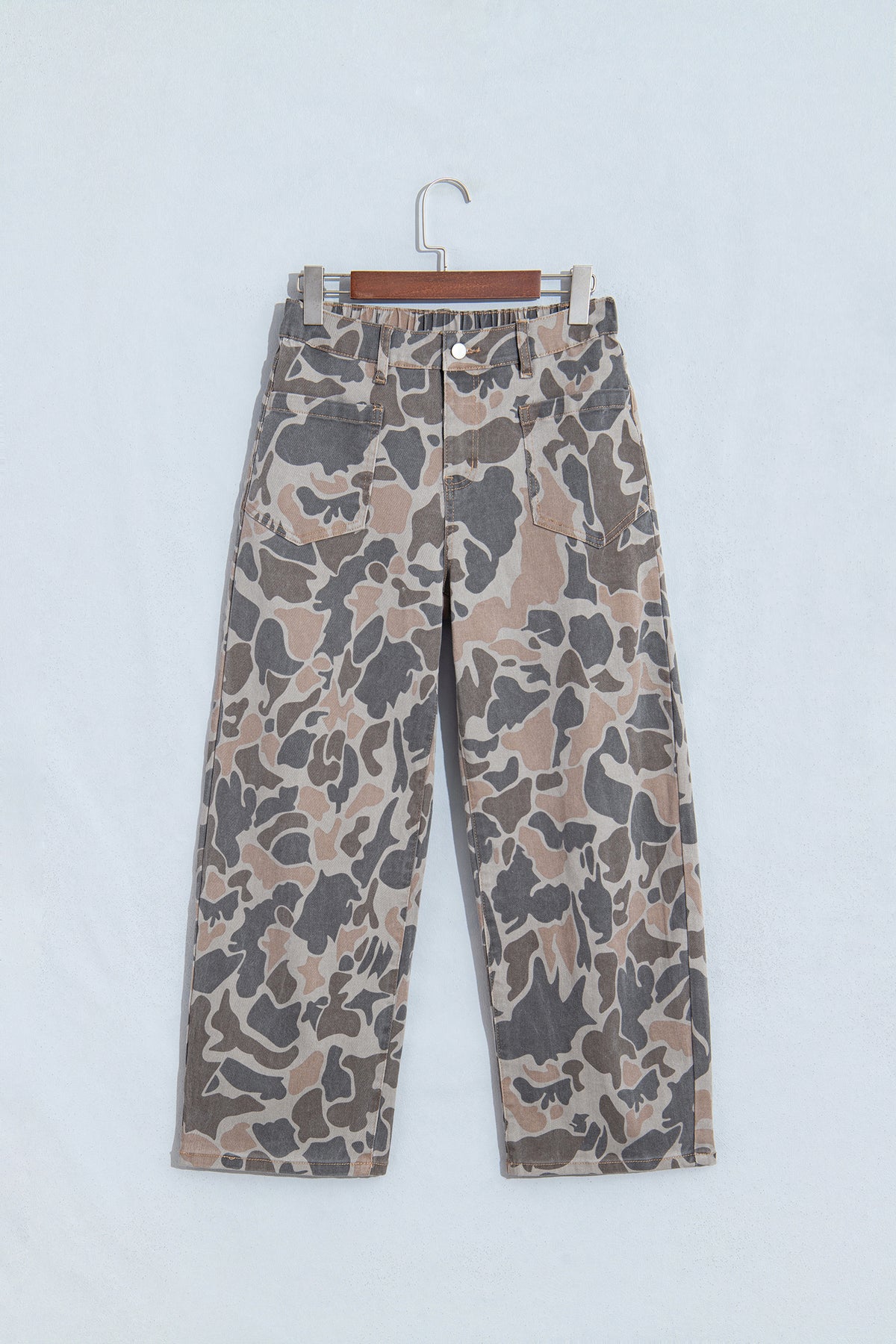 Remi Camo Wide-Leg Pants