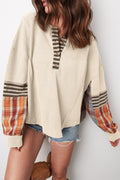 Harvest Henley Knit Top