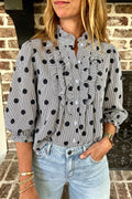 The Dot & Ruffle Button-Up