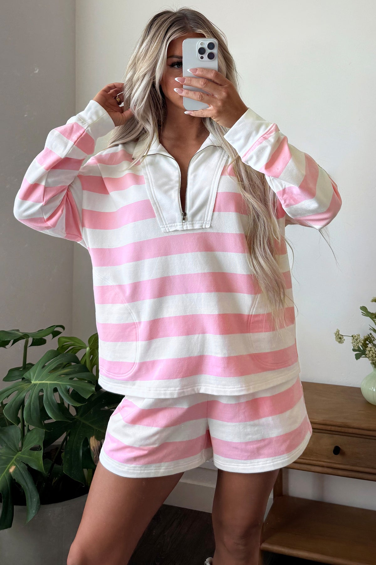 Millie Striped Two-Piece Set