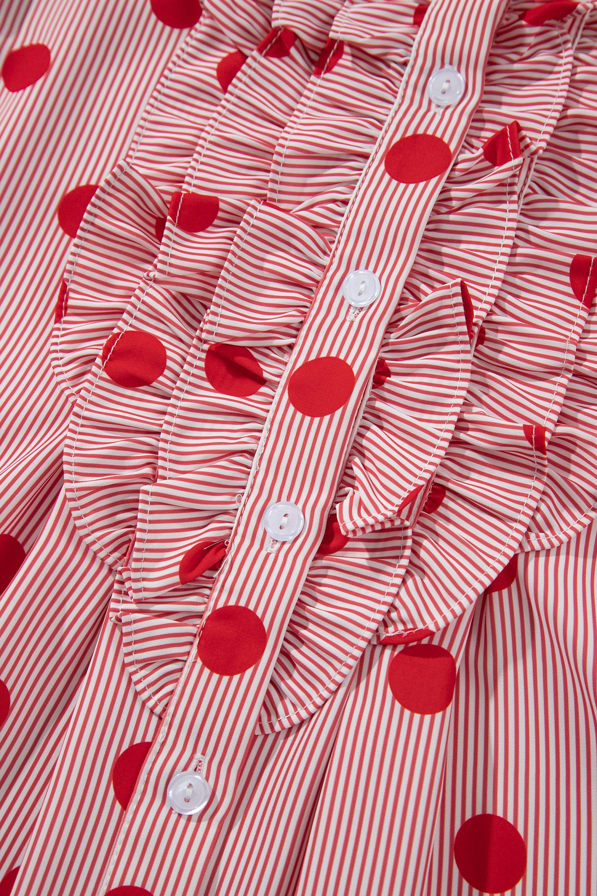 The Dot & Ruffle Button-Up