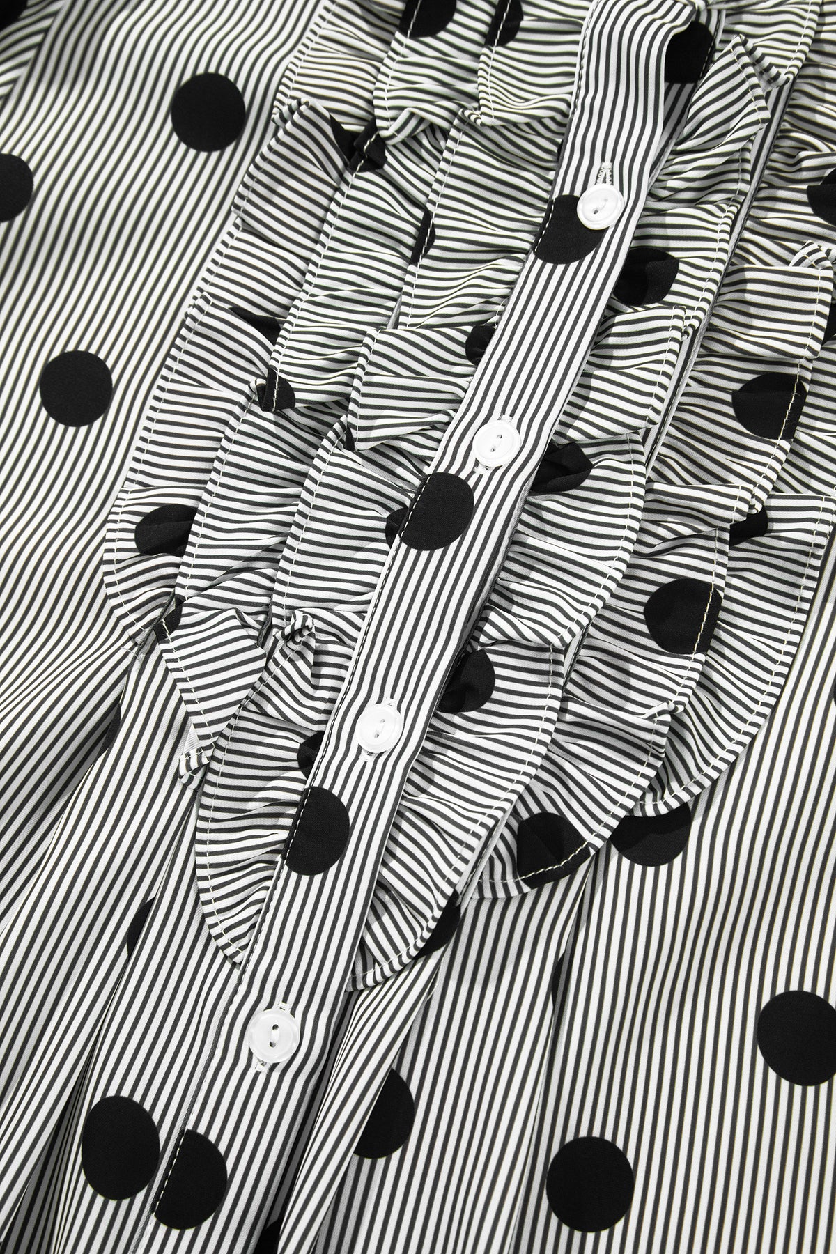 The Dot & Ruffle Button-Up