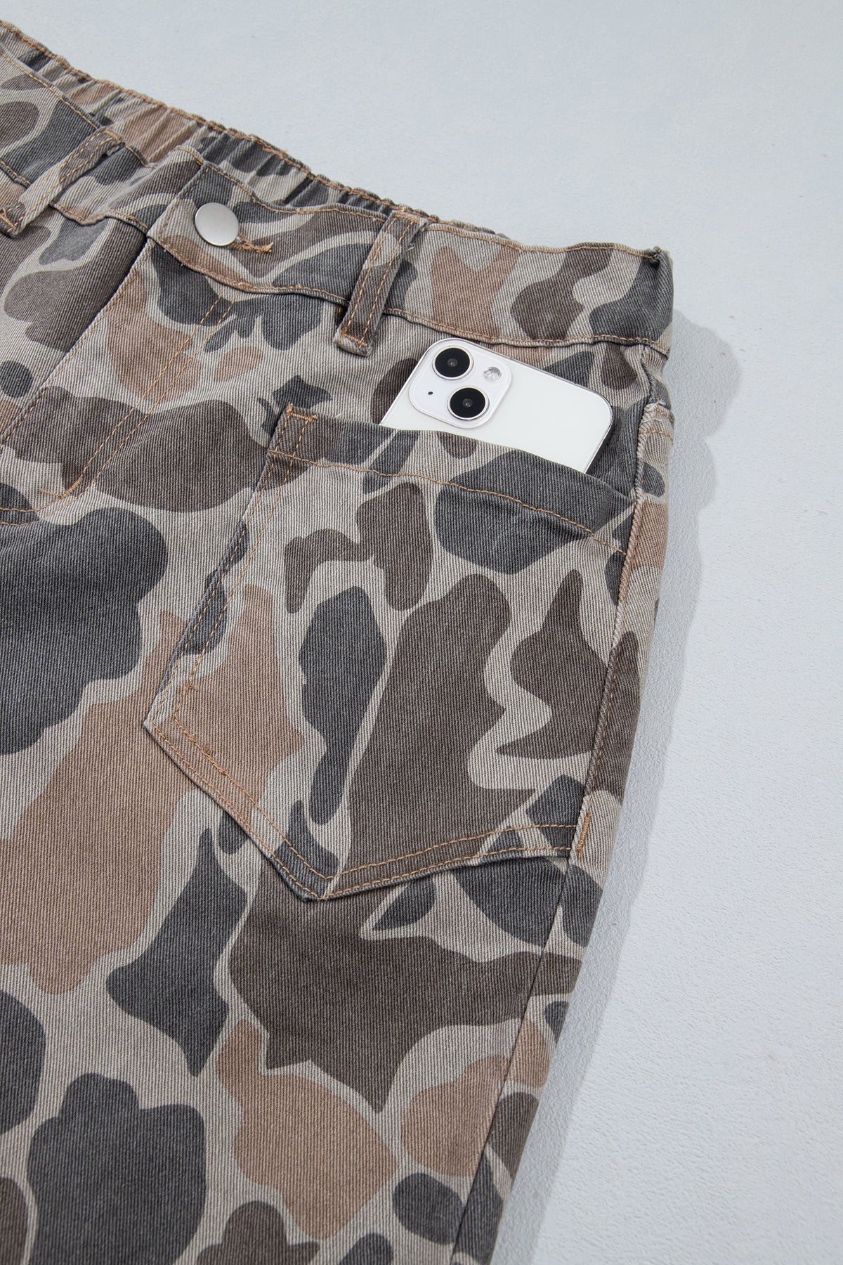 Remi Camo Wide-Leg Pants