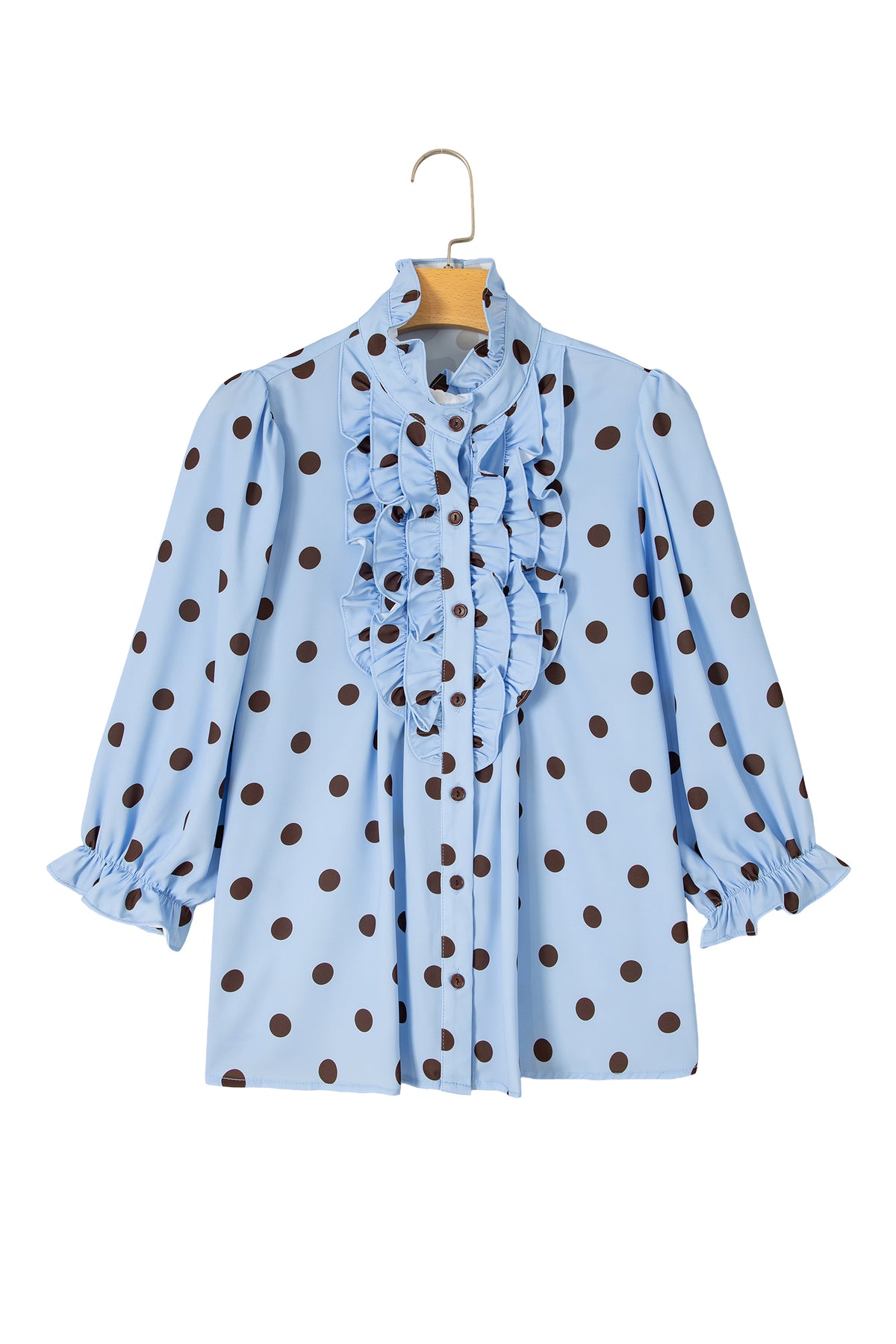The Dot & Ruffle Button-Up