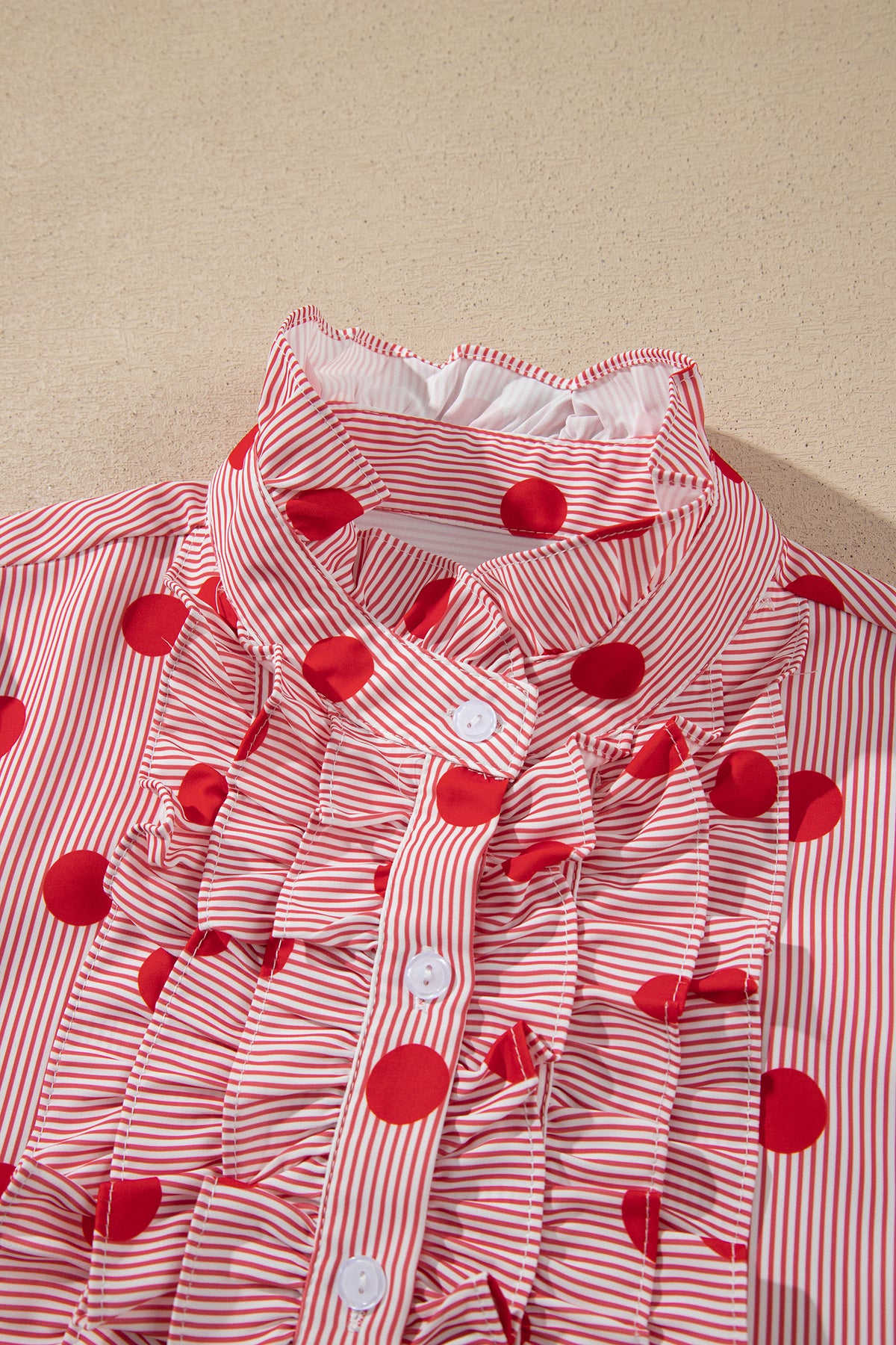 The Dot & Ruffle Button-Up