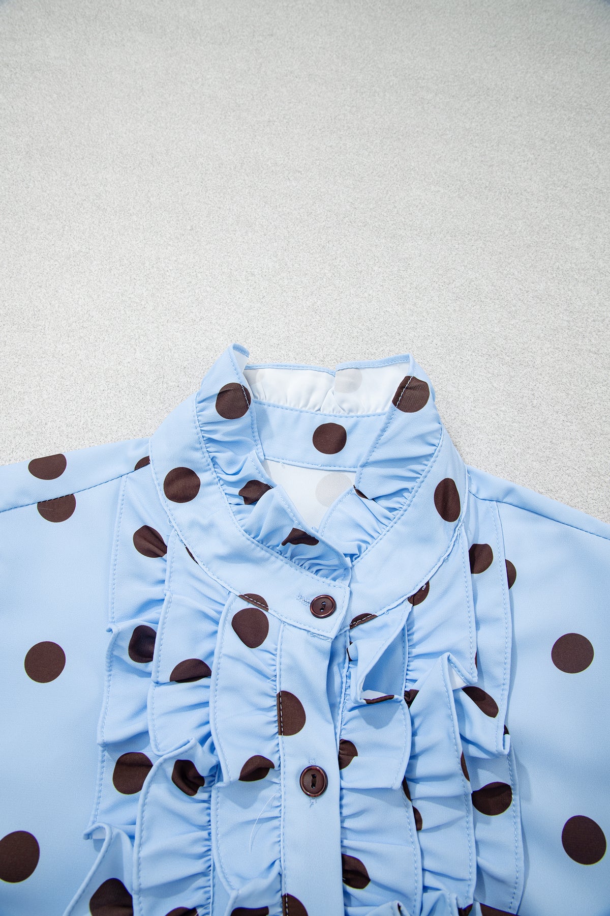 The Dot & Ruffle Button-Up