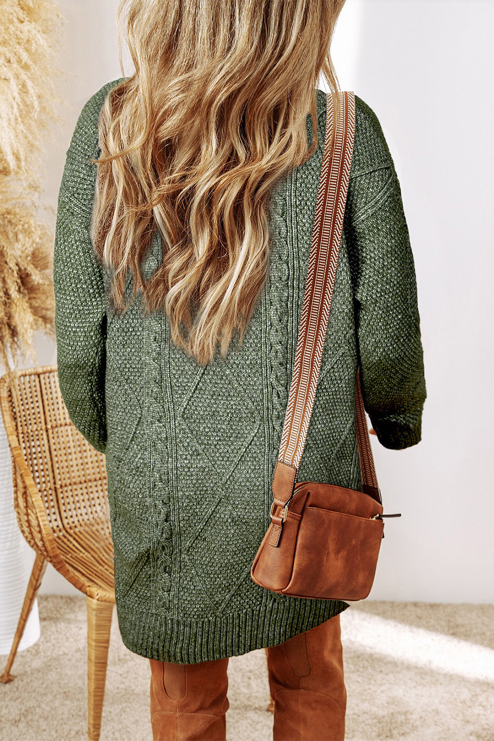 Marlowe Cable Knit Sweater Dress